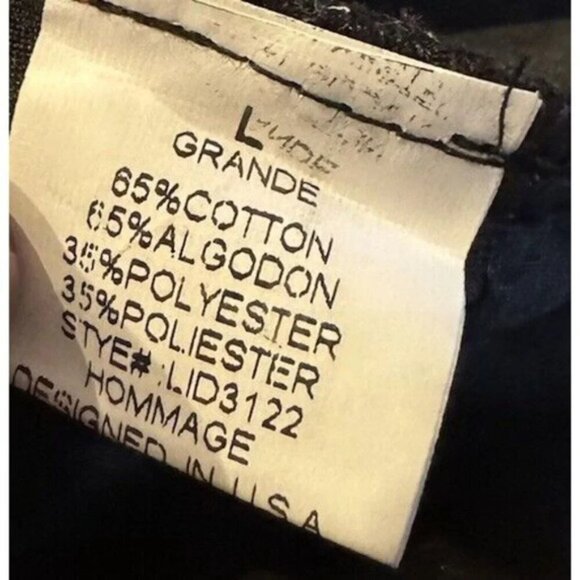 Hommage Los Angeles Black Tan Polka Dot Dress Ruffles Adjustable tiered… - Picture 4 of 5